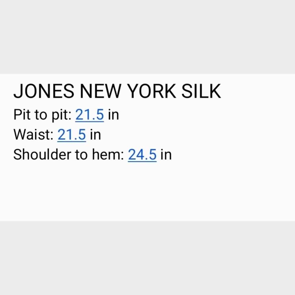 Jones New York Vintage Deadstock Black Tan Patterned Short Sleeve 100% Silk Top - Picture 13 of 14